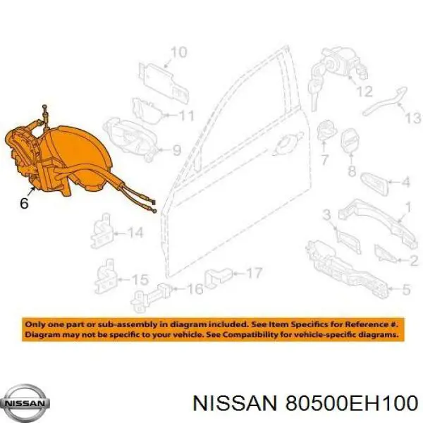  80500EH100 Nissan/Infiniti