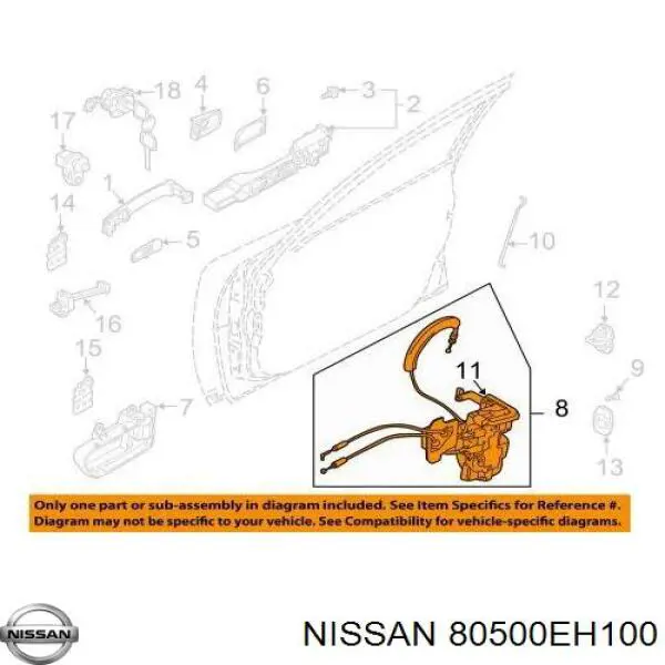 80500EH100 Nissan/Infiniti 