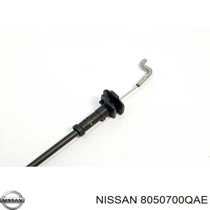 8050700QAE Nissan cabo (pedal de abertura do fecho da porta dianteira)