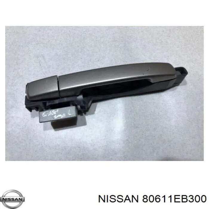 Suporte de maçaneta externa da porta dianteira esquerda para Nissan Navara (D40M)