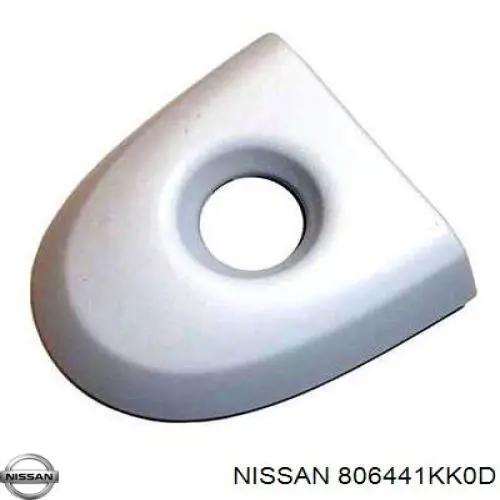 806441KK0D Nissan tampa de maçaneta externa da porta dianteira direita