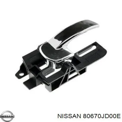 Ручка двери передней внутренняя правая Nissan 80670JD00E