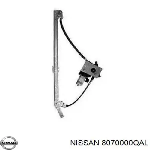 8070000QAL Nissan механизм стеклоподъемника двери передней правой