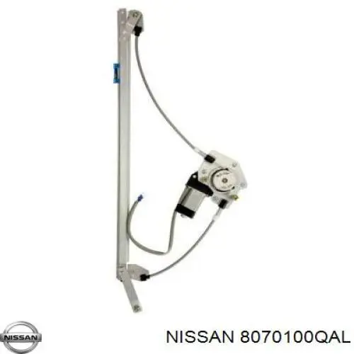 8070100QAL Nissan/Infiniti Механизм стеклоподъемника передней левой двери