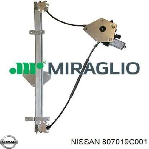 Стеклоподъемник передней левой двери ZRDN73L Electric Life