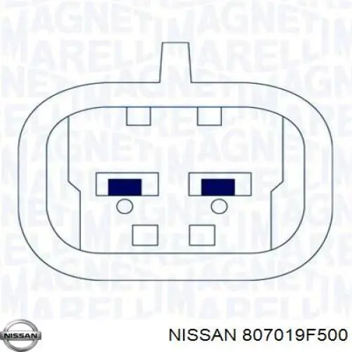 807019F500 Nissan механизм стеклоподъемника двери передней левой