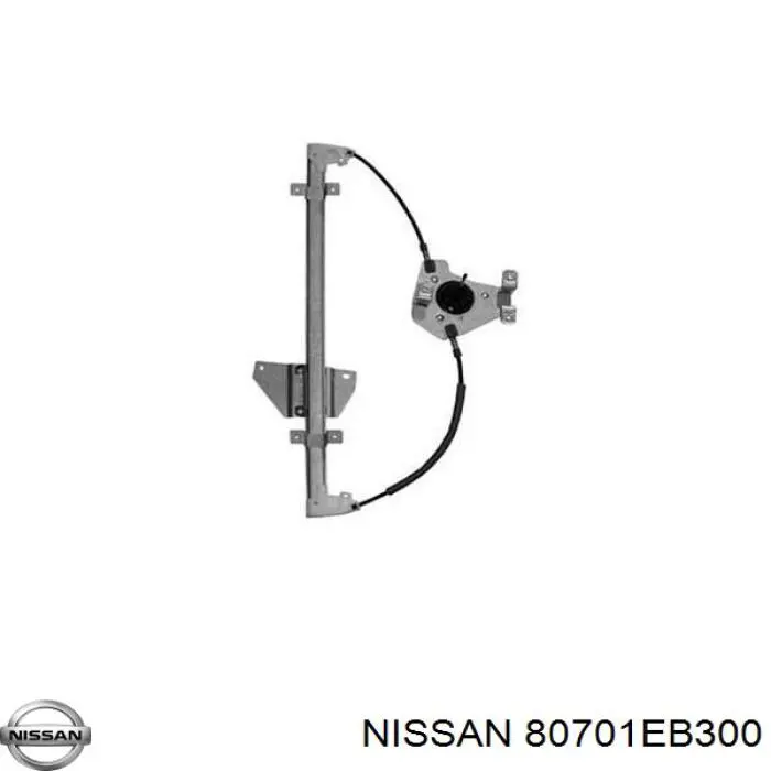 Mecanismo de acionamento de vidro da porta dianteira esquerda para Nissan Pathfinder (R51M)