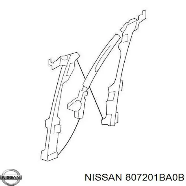 807201BA0B Nissan/Infiniti Механизм подъема стекол