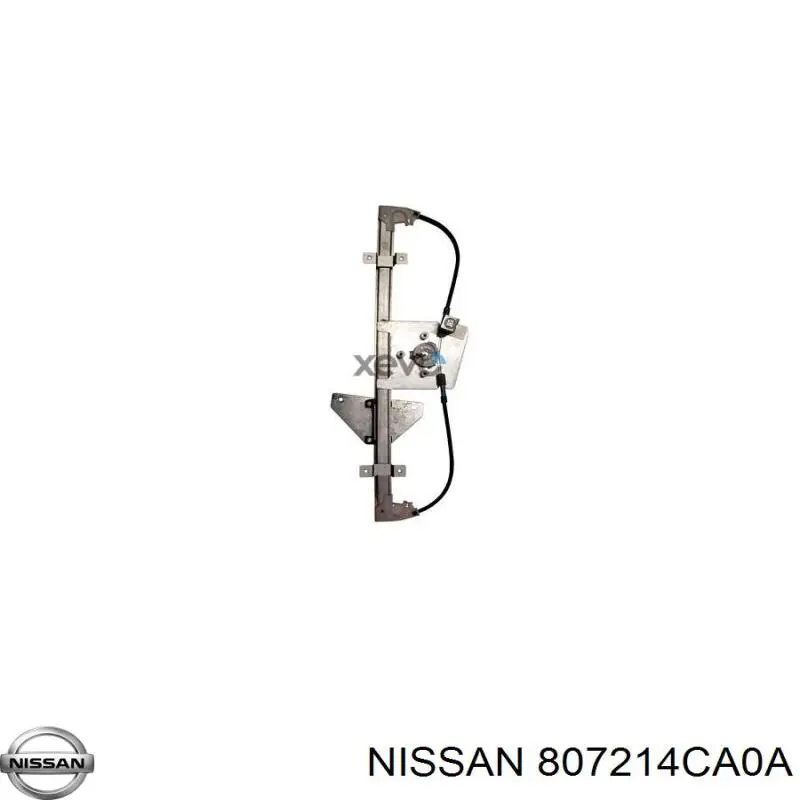 Механизм стеклоподъемника двери передней левой 807214CA0A Nissan