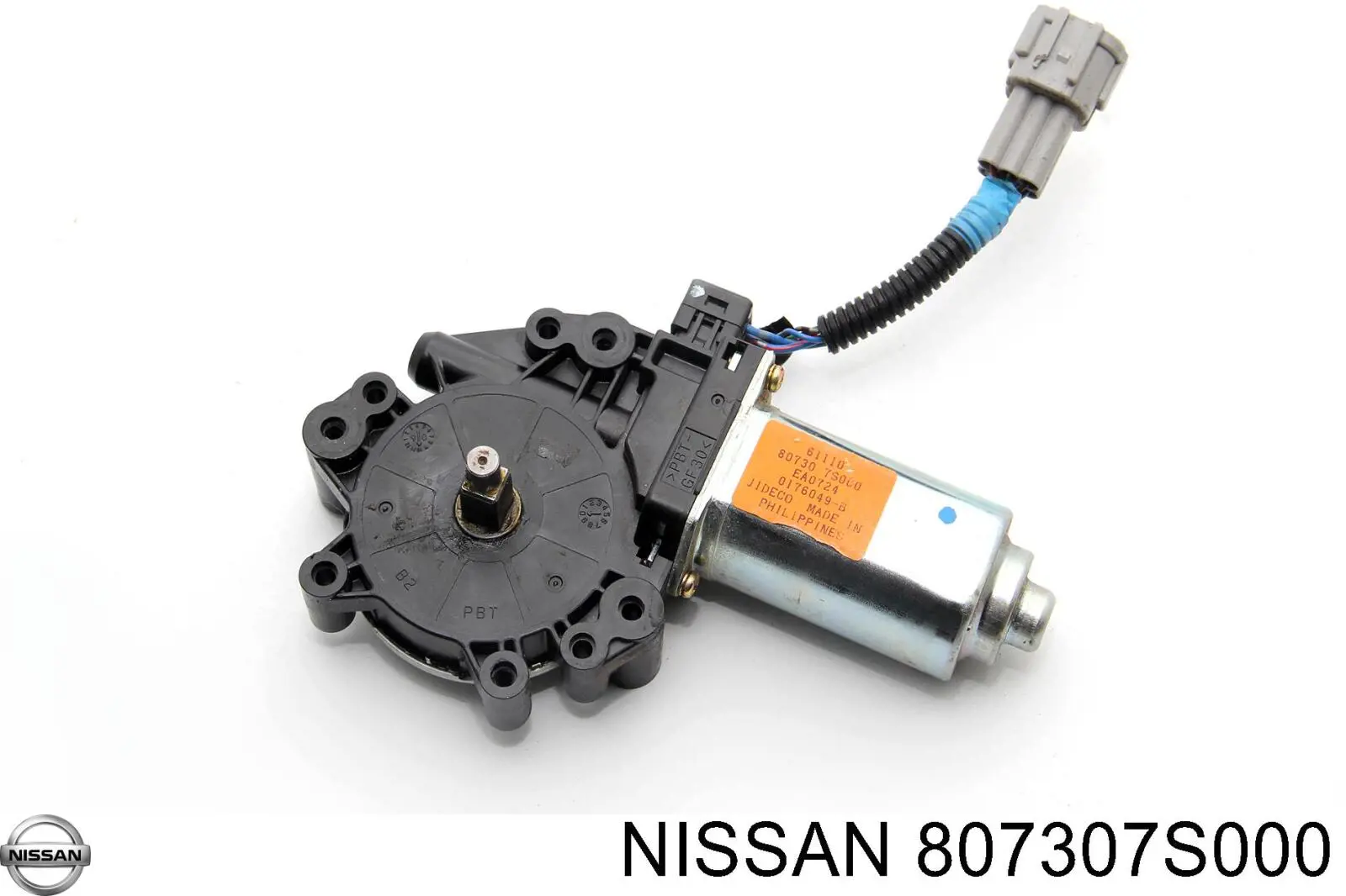 Мотор стеклоподъемника двери передней, правой NISSAN 807307S000