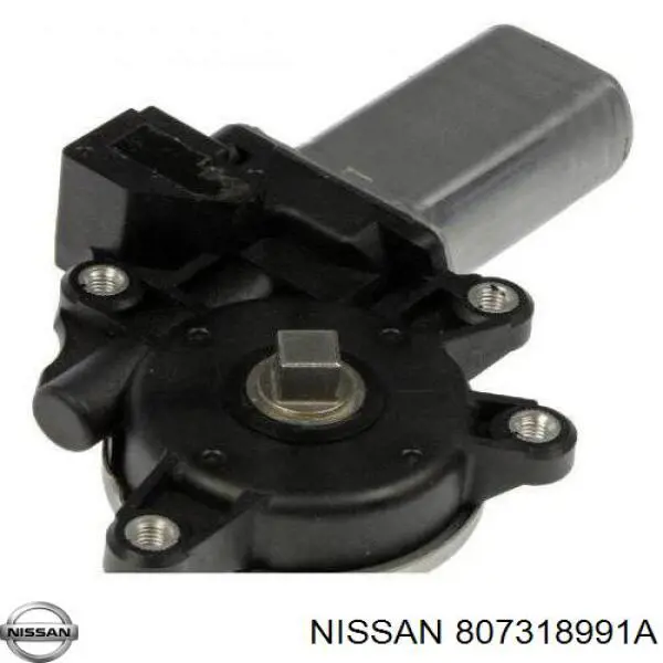 Motor eléctrico, elevalunas, puerta trasera izquierda 807318991A Nissan