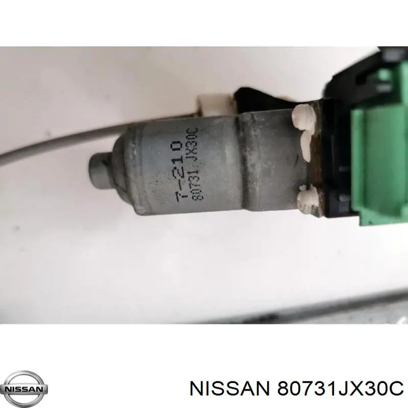 80731JX30C Nissan motor de acionamento de vidro da porta dianteira esquerda