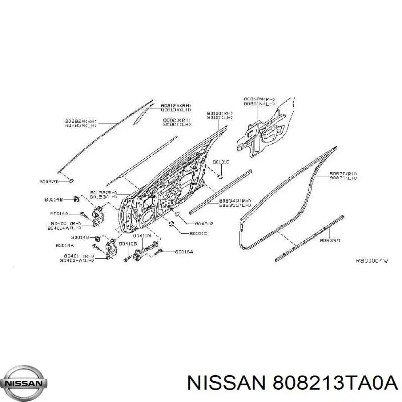  Nissan/Infiniti 808213TA0A цена, от 11.28 USD