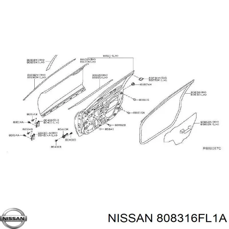  808316FL1A Nissan