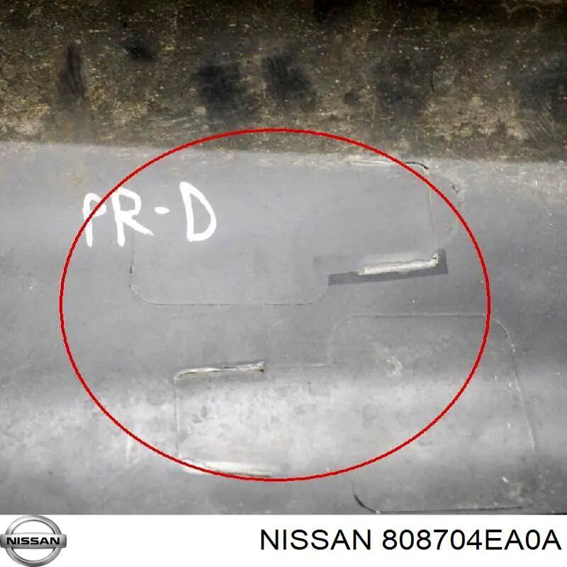 Молдинг двери передней правой 808704EA0A Nissan/Infiniti