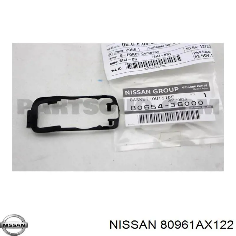  Nissan/Infiniti 80961AX122 цена, от 12.70 USD