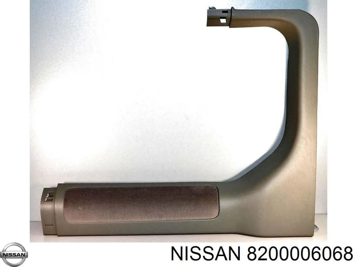 Обшивка стойки кузова внутренняя средняя нижняя правая 8200006068 Nissan/Infiniti