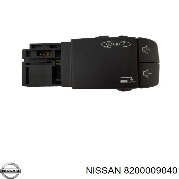 8200009040 Nissan comutador instalado na coluna da direção, de controlo do sistema de áudio