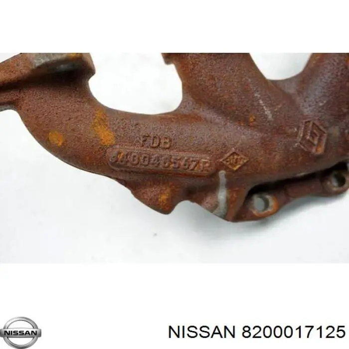 8200017125 Nissan/Infiniti Система выпуска газов двигателя