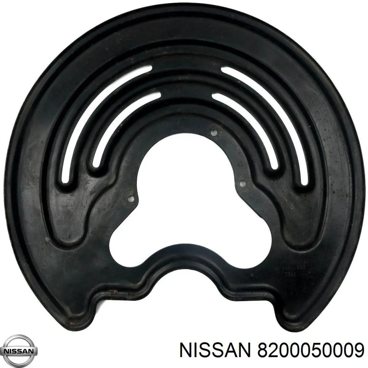 4324200QAB Nissan защита тормозного диска заднего правая
