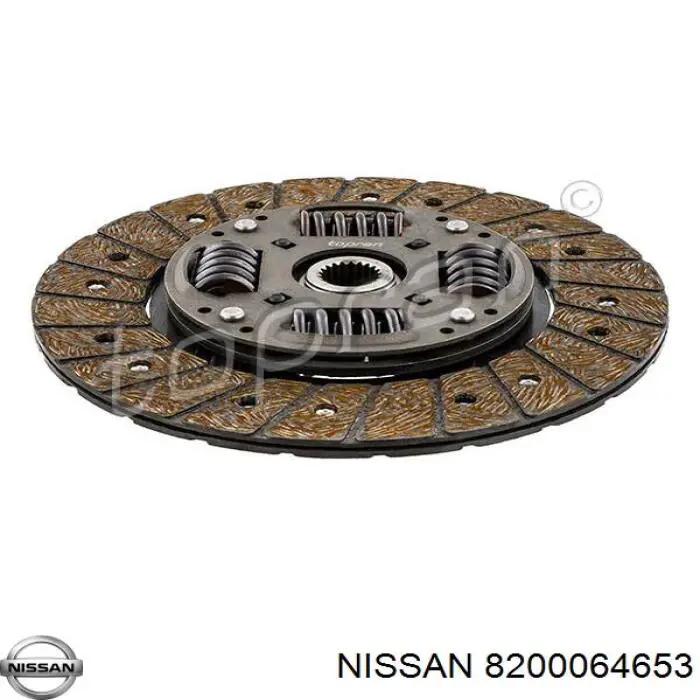 Диск сцепления 8200064653 Nissan