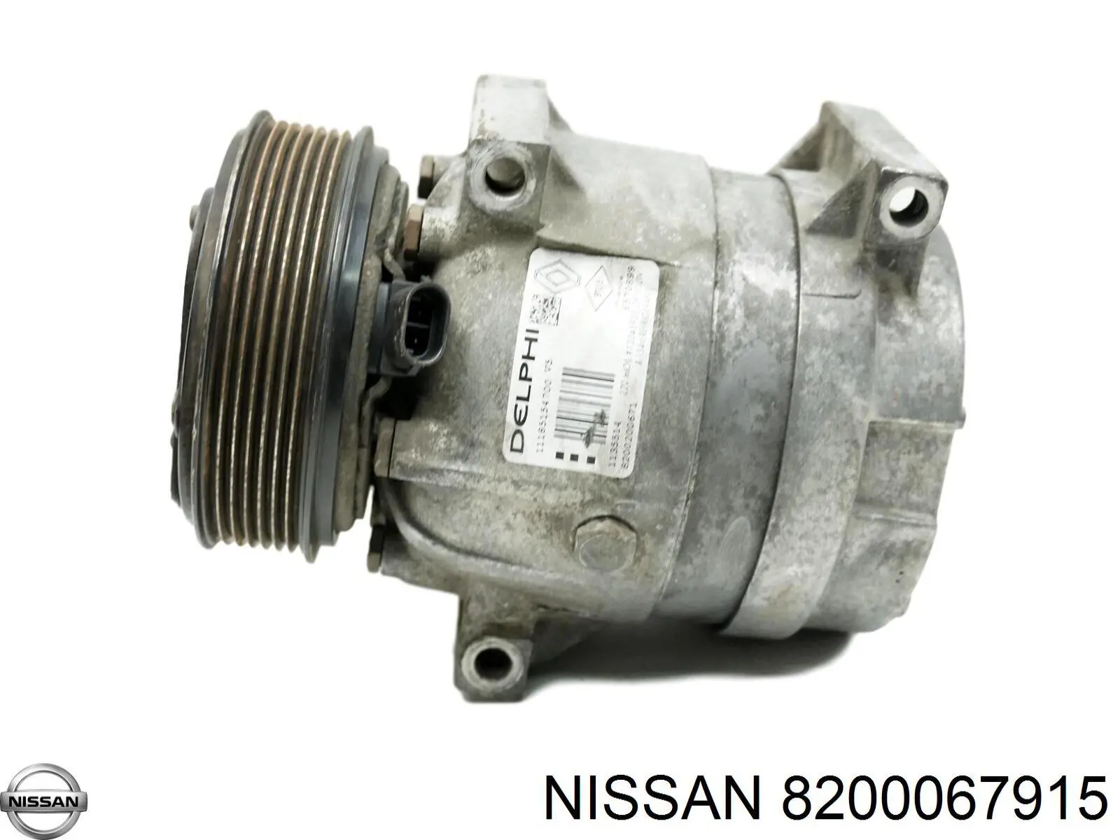 Компрессор кондиционера 8200067915 Nissan