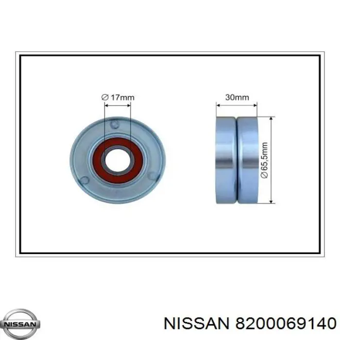 8200069140 Nissan натяжитель приводного ремня
