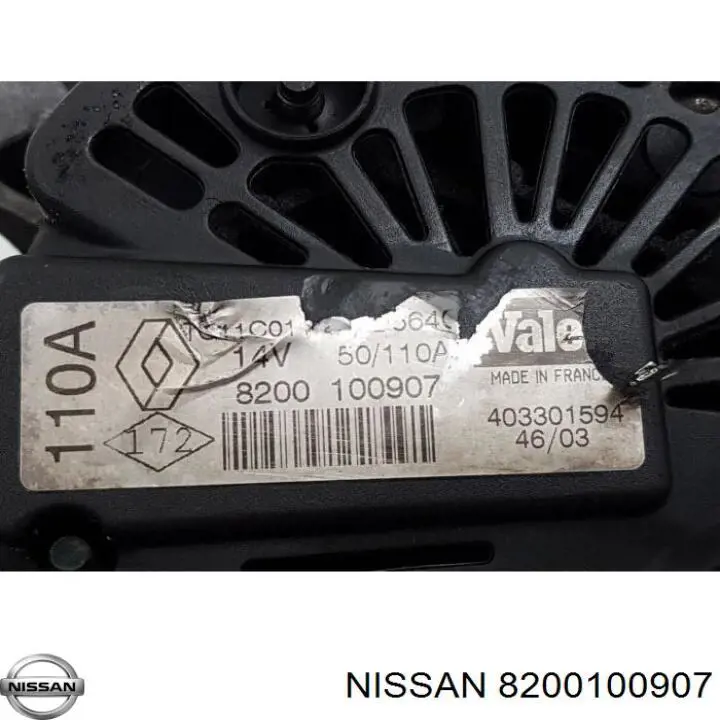 Купить 8200100907 Nissan/Infiniti Генератор