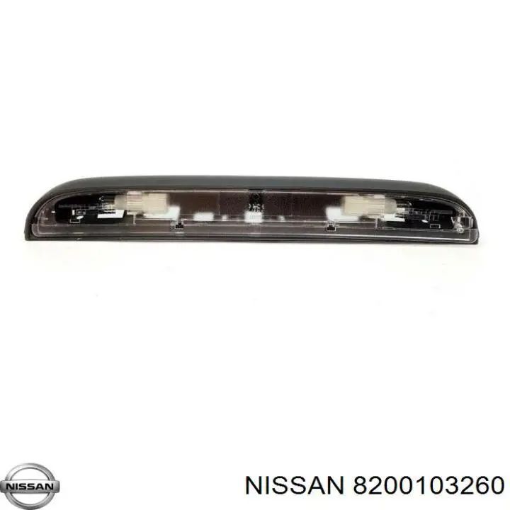 Фонарь подсветки номерного знака 8200103260 Nissan