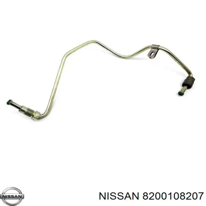 8200108207 Nissan tubo (mangueira de fornecimento de óleo de turbina)