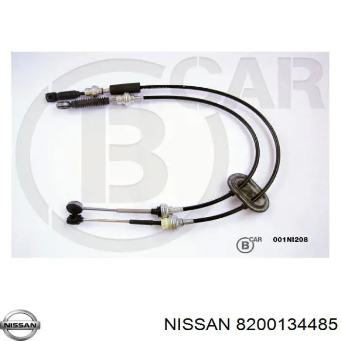 Трос переключения передач сдвоенный 8200134485 Nissan