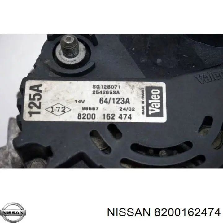 8200162474 Nissan генератор
