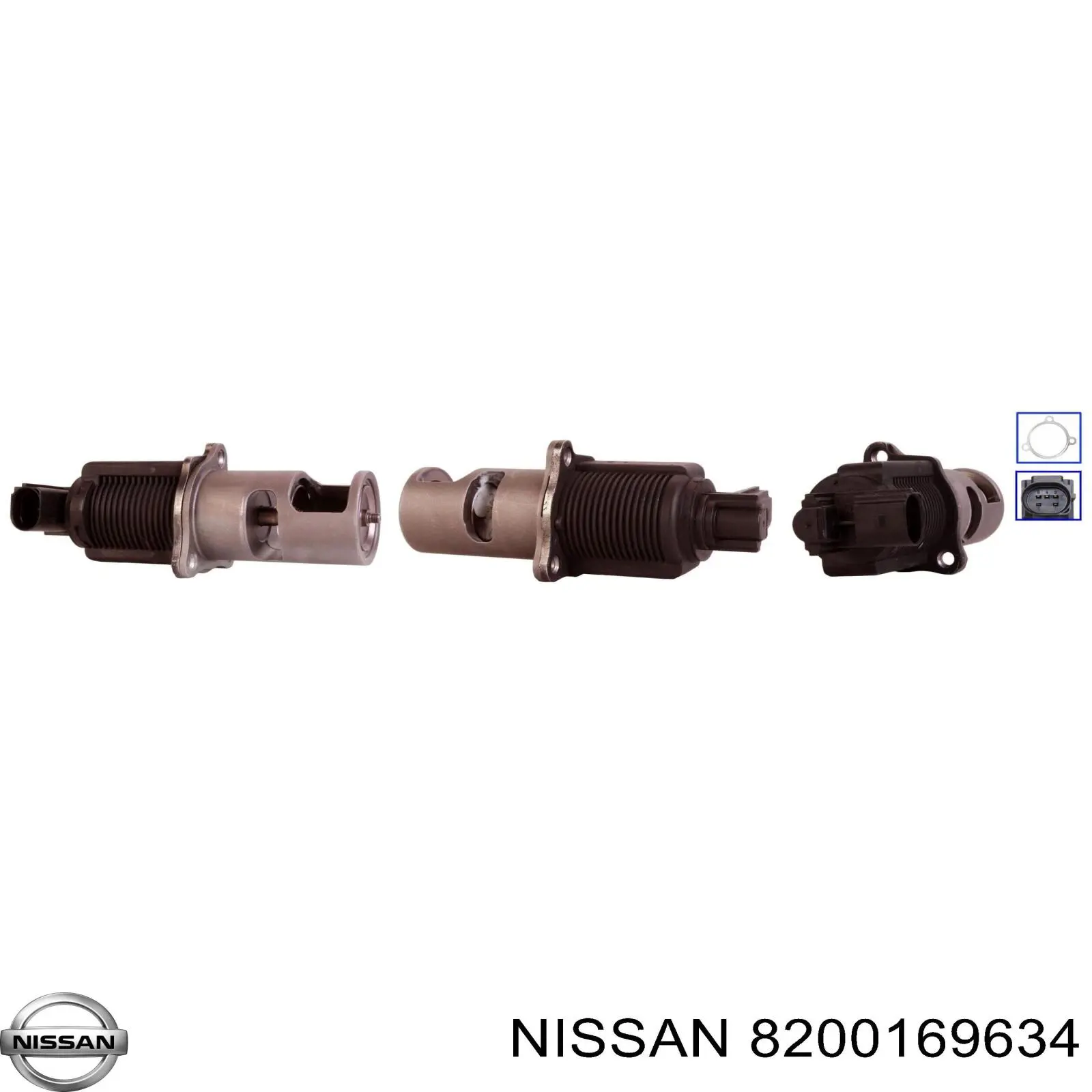 Купить 8200169634 Nissan/Infiniti Клапан EGR системы рециркуляции отработавших газов