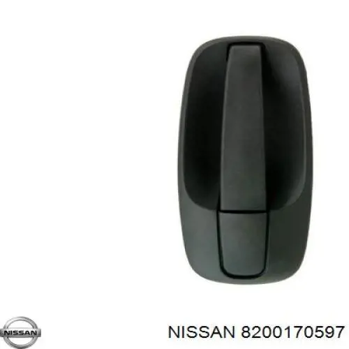 8200170597 Nissan maçaneta dianteira direita da porta externa