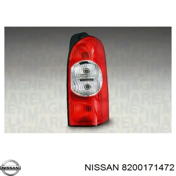 Фонарь задний левый 8200171472 Nissan