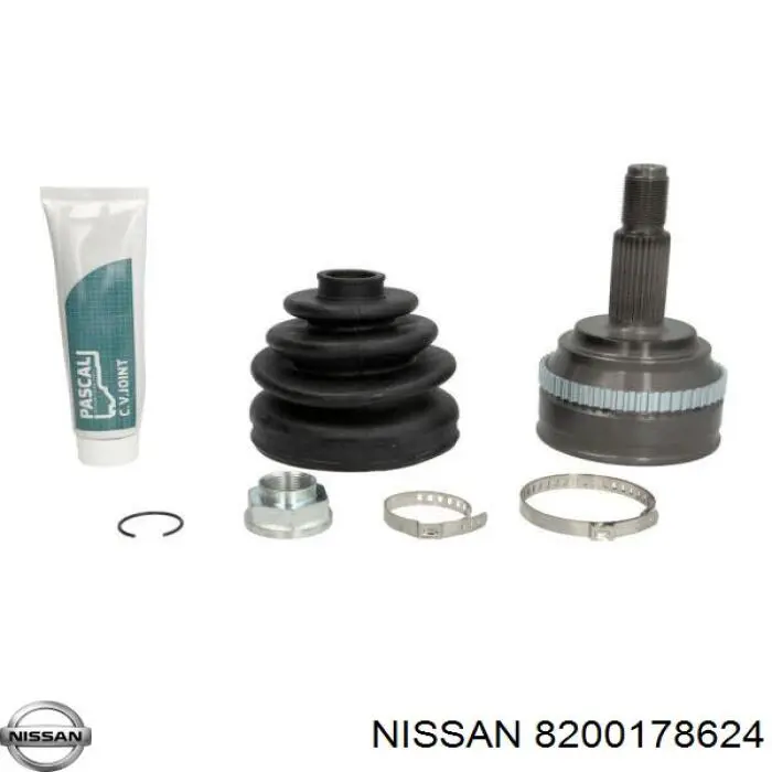 Левая полуось 8200178624 Nissan