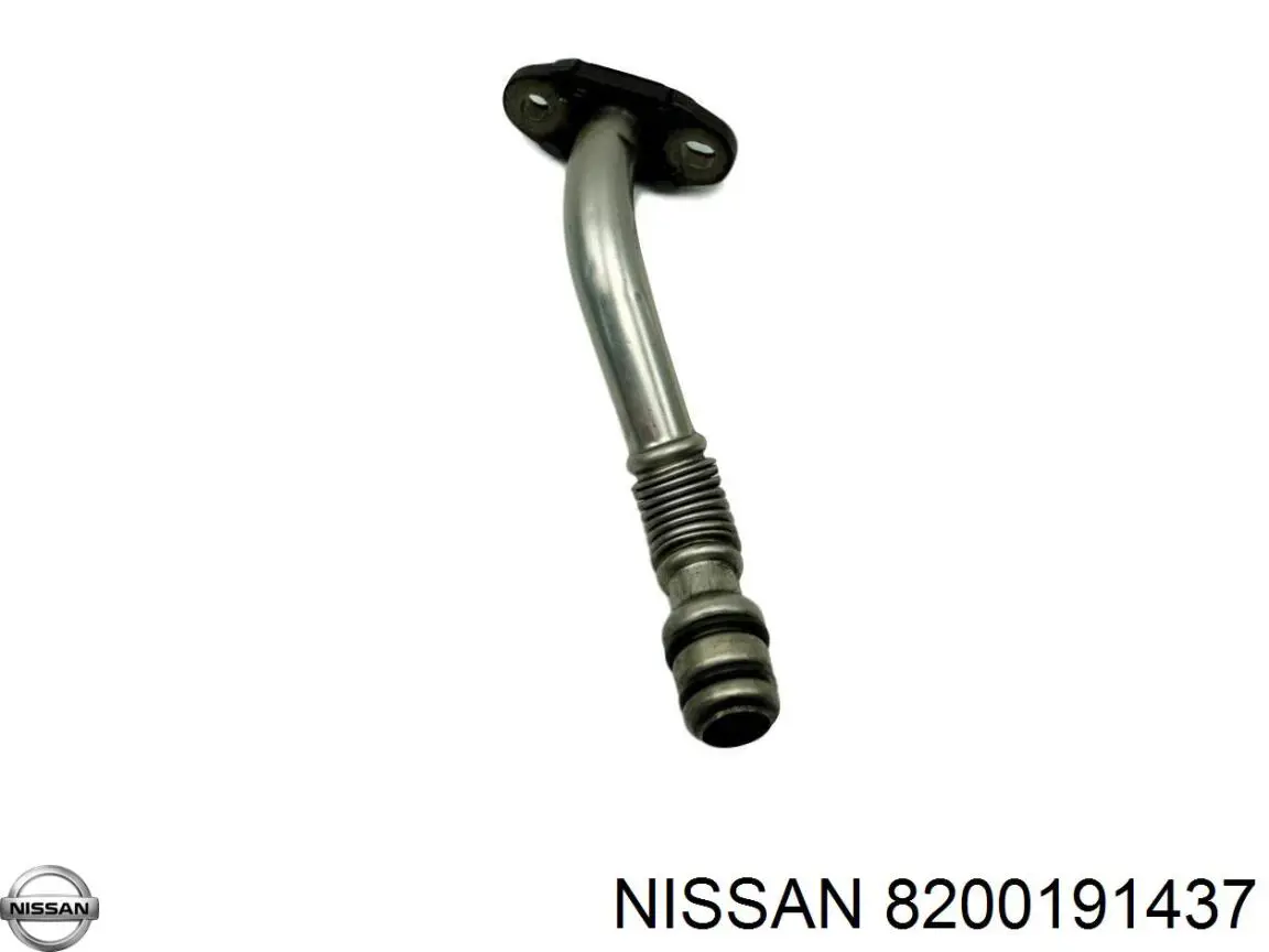 Шланг (патрубок) жидкостного охлаждения турбины, обратка на Nissan Primastar F4