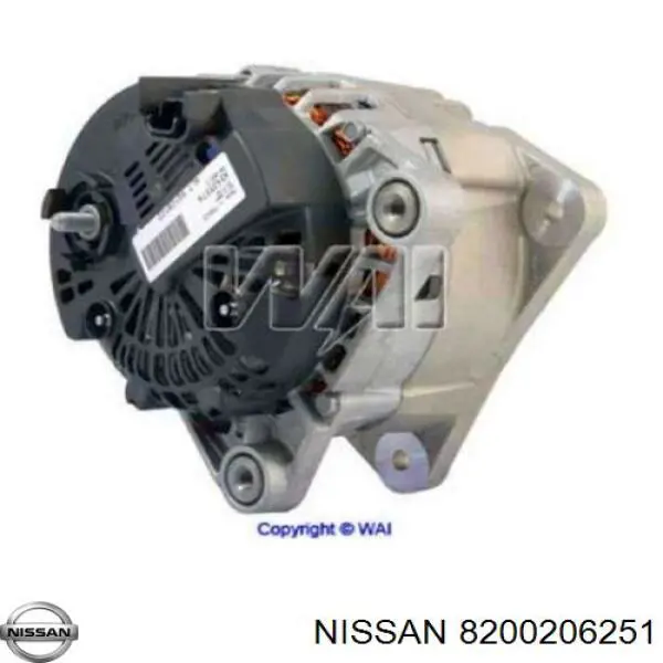 8200206251 Nissan генератор