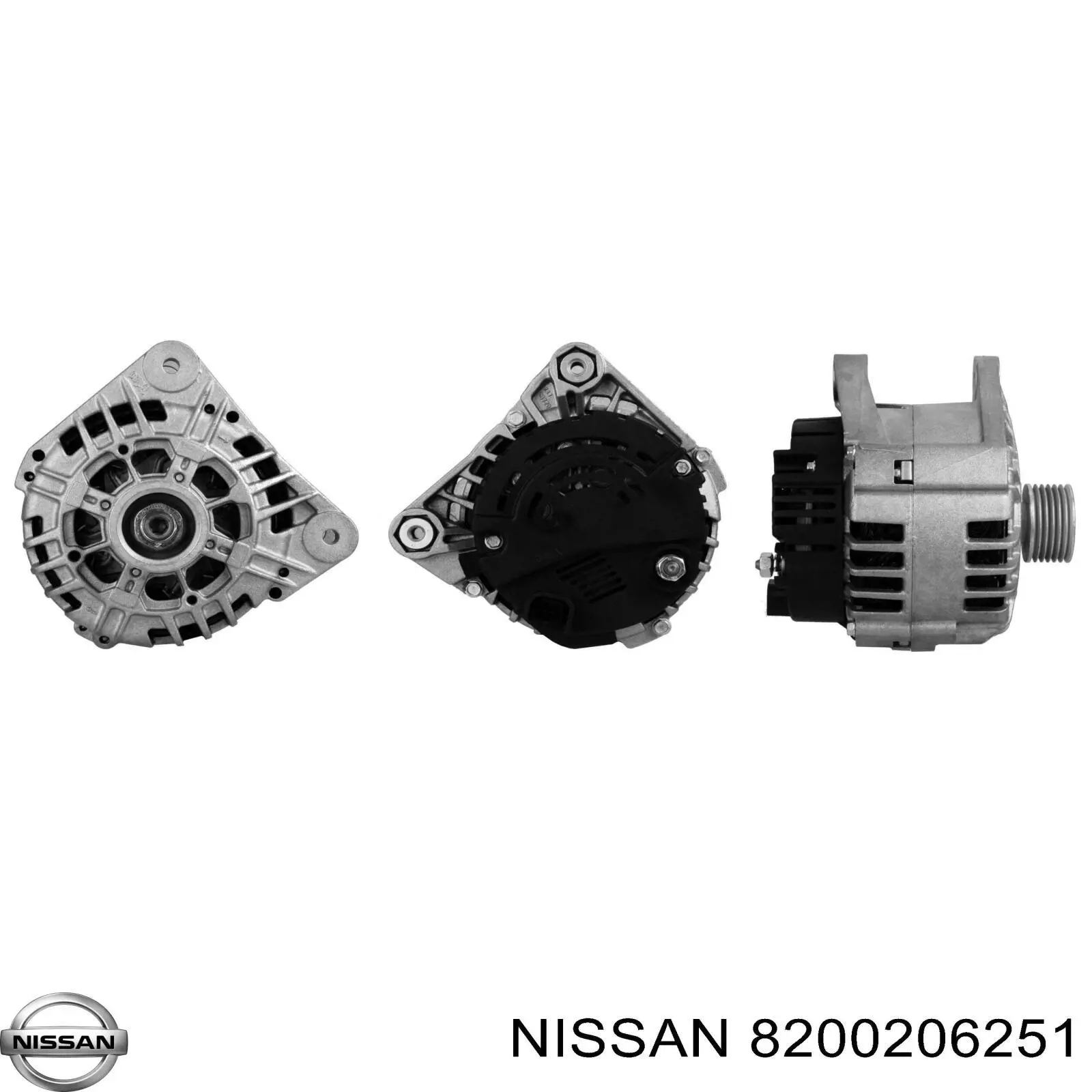 8200206251 Nissan/Infiniti Генератор автомобильный