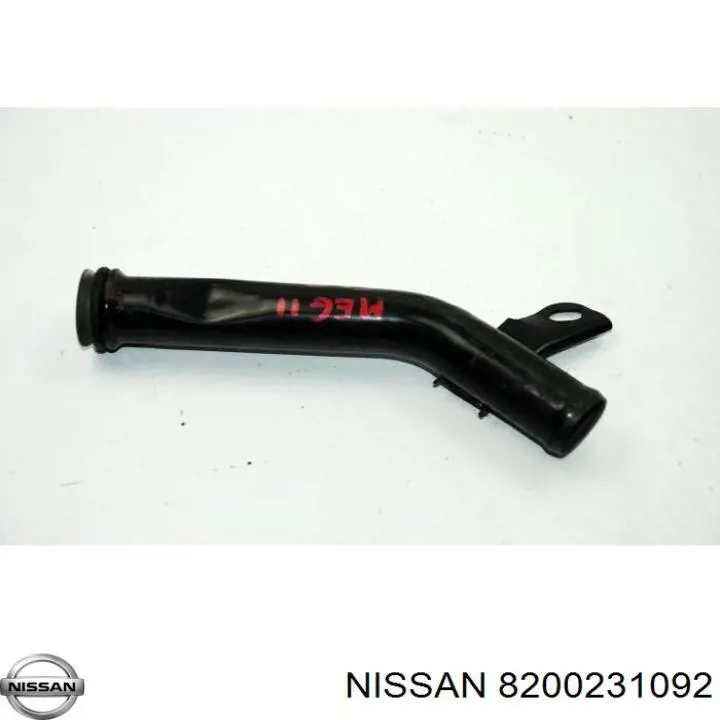 Шланг (патрубок) водяного насоса приемный 8200231092 Nissan/Infiniti
