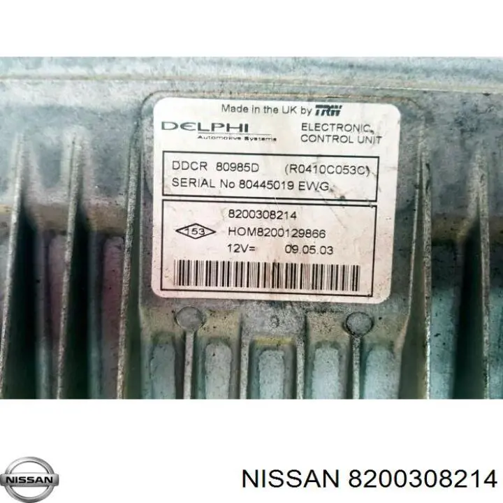 Купить 8200308214 Nissan/Infiniti 