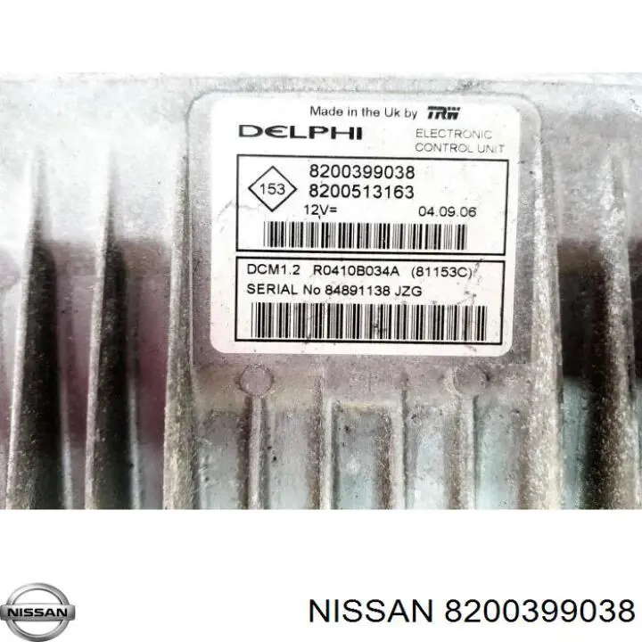 Купить R0410B034C Renault (RVI) Электронный блок управления двигателем