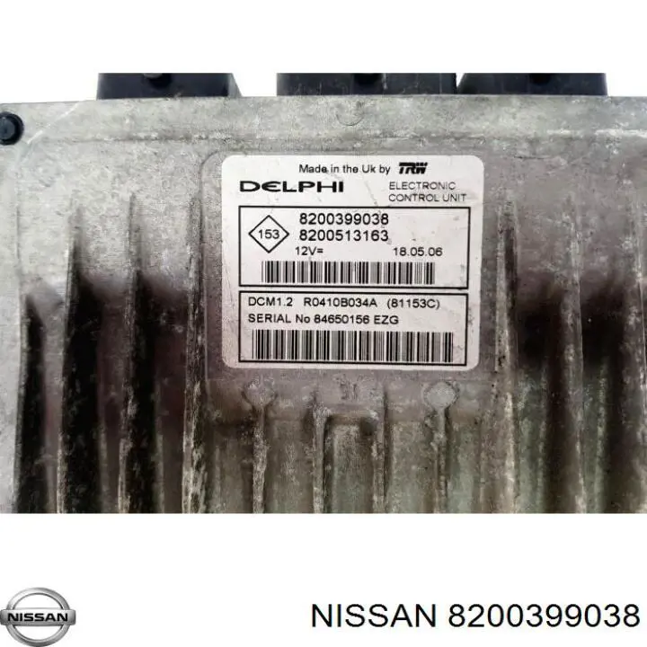 Блок управления двигателем R0410B034C Renault (RVI)