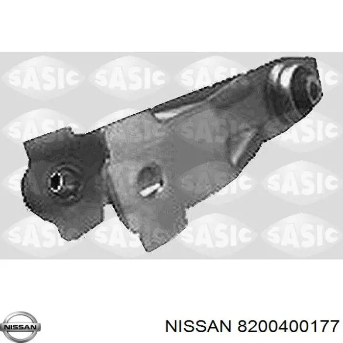 Кронштейн подушки (опоры) двигателя правой 8200400177 Nissan