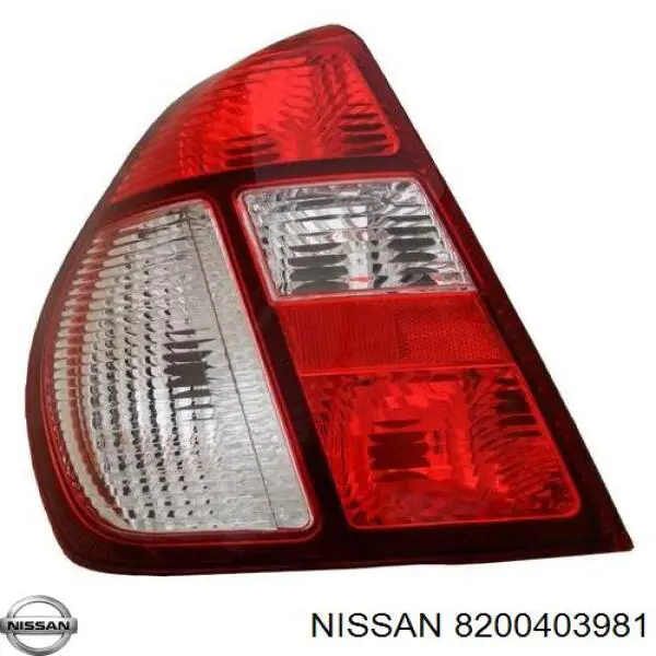 Фонарь задний левый 8200403981 Nissan