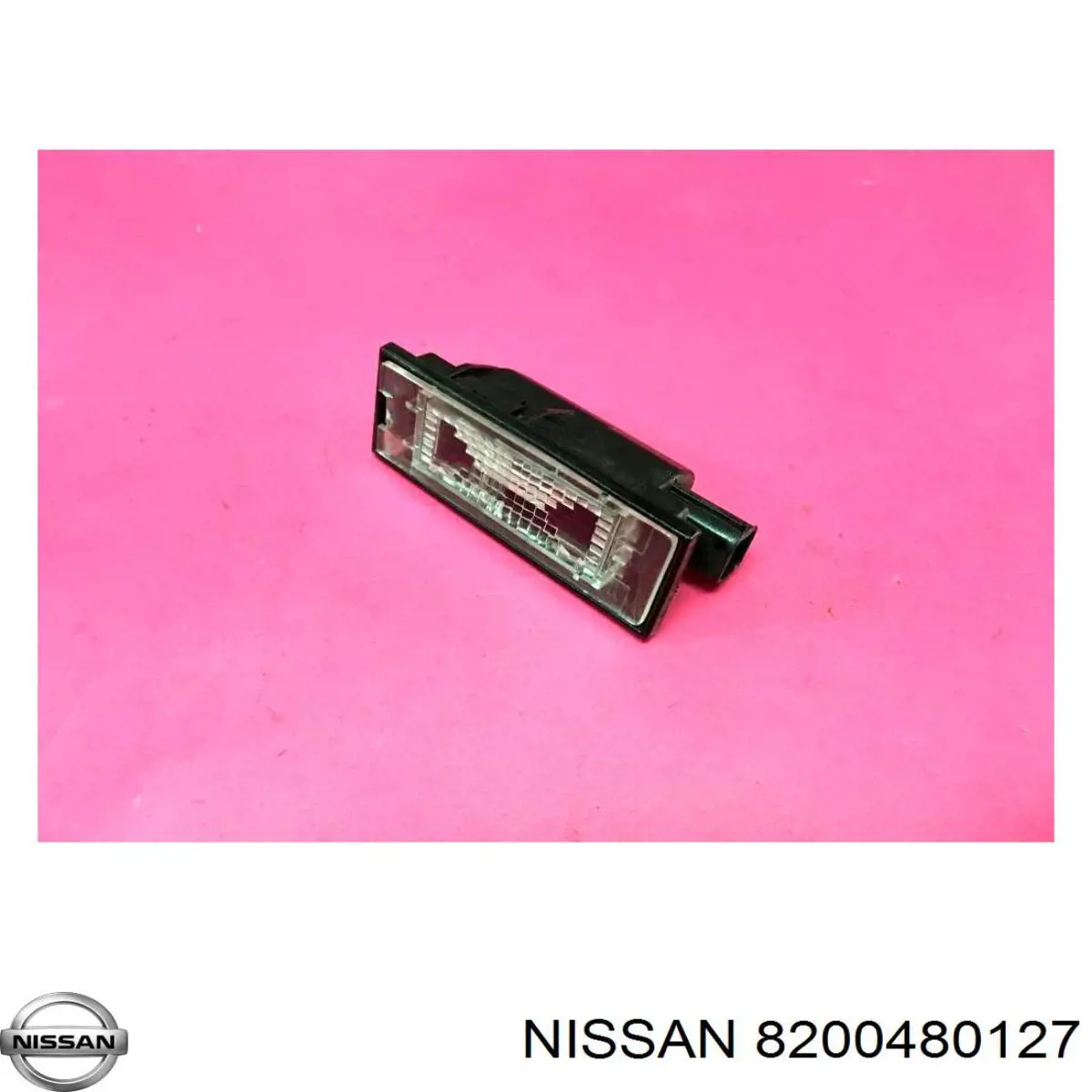 8200480127 Nissan lanterna da luz de fundo de matrícula traseira