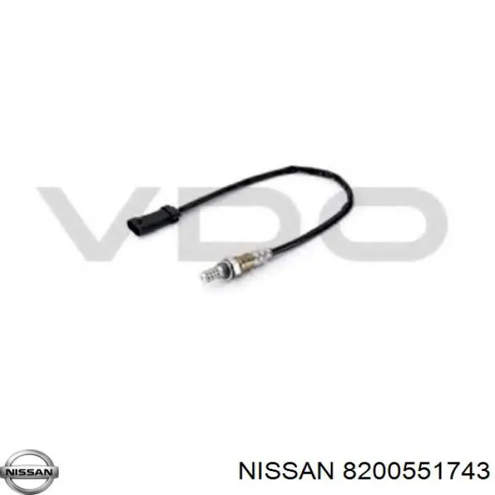 8200551743 Nissan лямбда-зонд, датчик кислорода после катализатора
