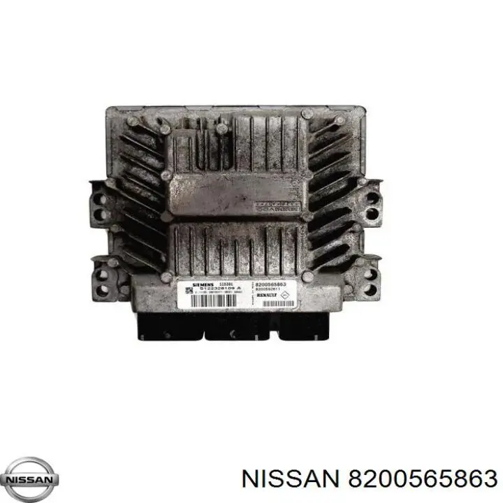 Блок управления двигателем 8200565863 Nissan