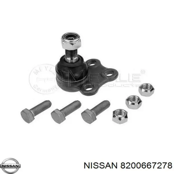 8200667278 Nissan proteção de apoio esférico
