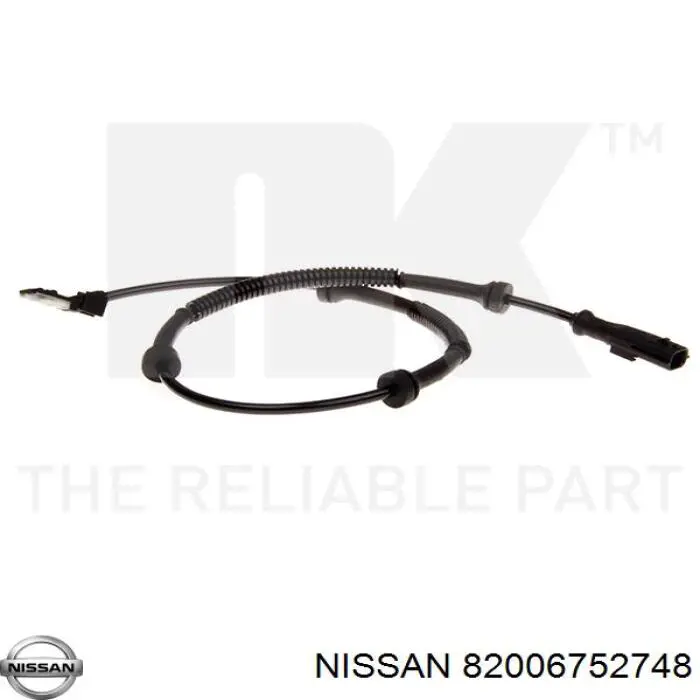 82006752748 Nissan датчик абс (abs передний)